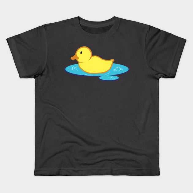 Rubber Ducky Kids T-Shirt by knoxusdesigns